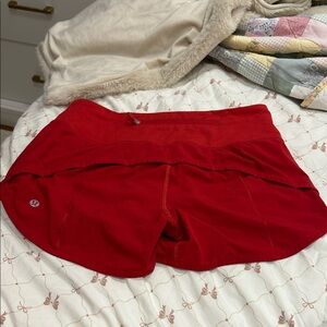 lululemon athletica Red Women Shorts